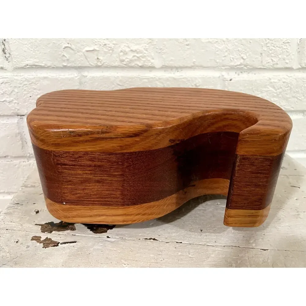 Handcrafted Bandsaw Wooden Puzzle Box Hidden Compartment Jewelry Keepsake Box